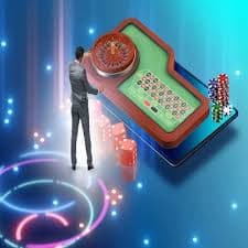 Kartu blackjack tampil jelas di layar mobile