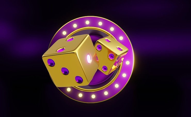 Meja Blackjack Satu Dek MH bernuansa biru